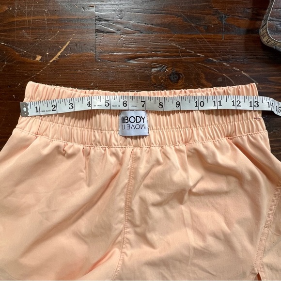 Cotton on Pastel Peach Lined High Waist Elastic waist with pockets size Small - Picture 7 of 7
